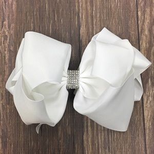 Texas Size Rhinestone Center Knot Hair Bows